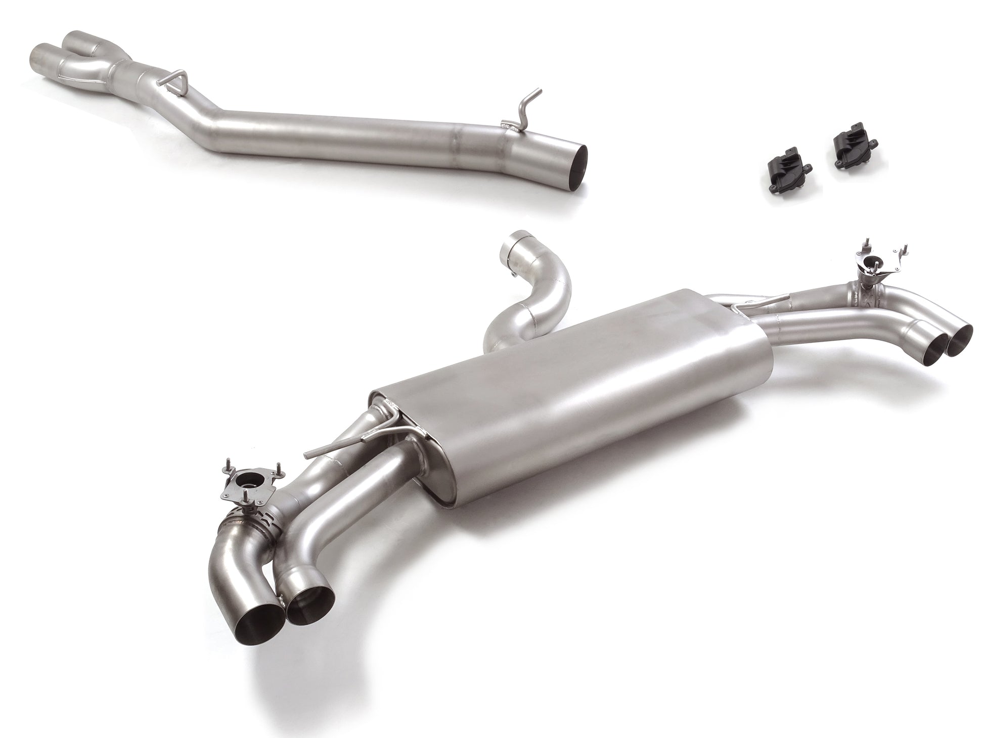 Scarico Sportivo Centrale libero + Posteriore con Valvole Ragazzon inox per AUDI RSQ3 F3 ( 2019 >> )