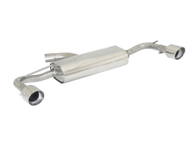 Scarico Sportivo Posteriore Silenziato Sdoppiato Ragazzon inox per VOLKSWAGEN GOLF MK6 GTI ( 2009 >> 2012 )