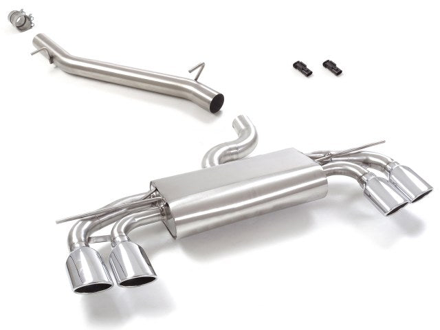 Scarico Sportivo Centrale + Posteriore Ragazzon inox per AUDI S3 8V ( 2013 >> 2020 )