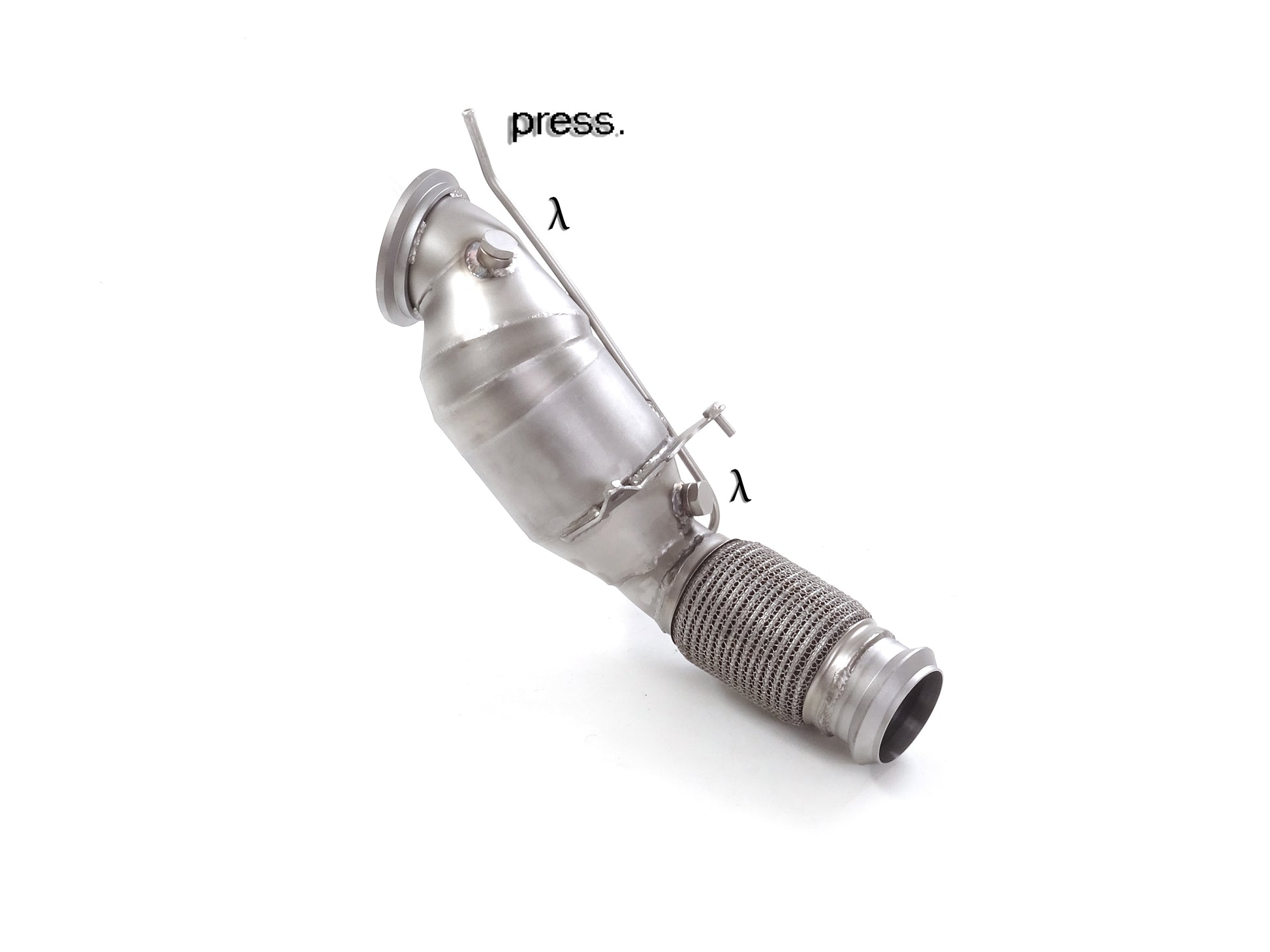 Scarico Sportivo Downpipe 200 celle Ragazzon inox per TOYOTA SUPRA MK5 ( 2019 >> )