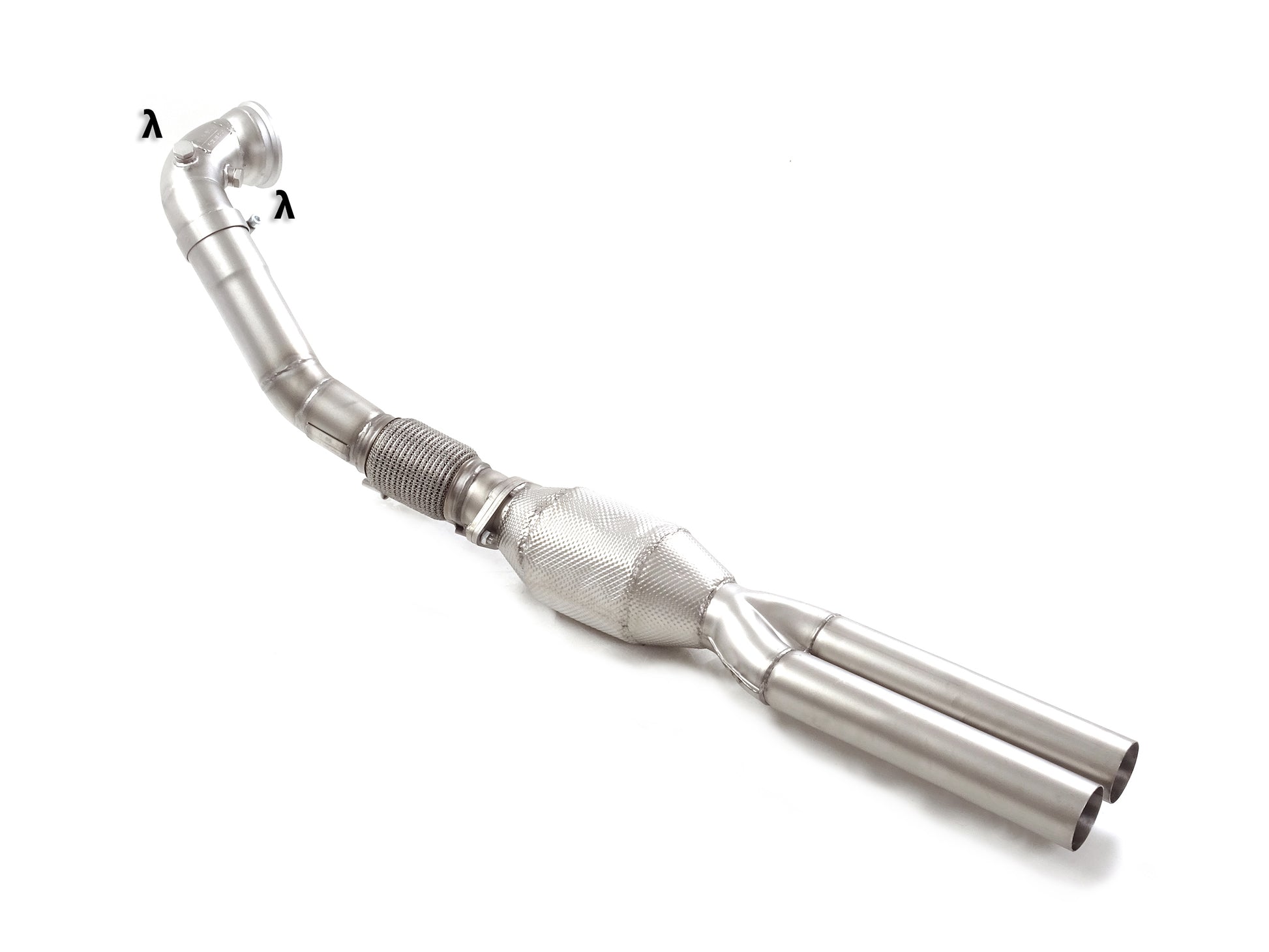 Scarico Sportivo Downpipe 200 celle Ragazzon inox per AUDI TT RS 8S ( 2016 >> 2018 )