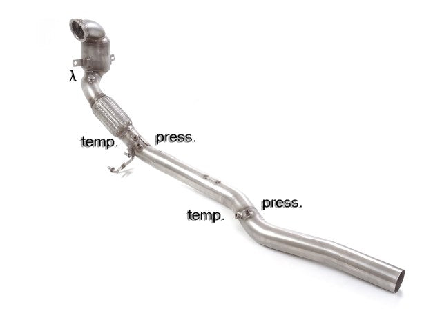 Scarico Sportivo Downpipe 200 celle Ragazzon inox per AUDI TT 8S ( 2018 >> )