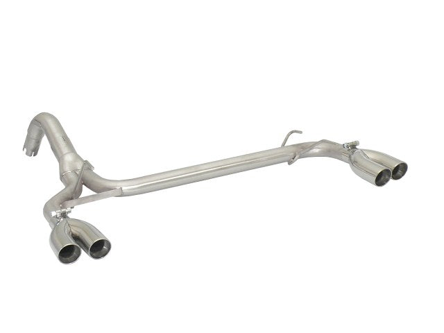 Scarico Sportivo Posteriore libero Ragazzon Terminali Sdoppiati Sport Line per ABARTH 500 1.4 TJET ( 2008 >> )