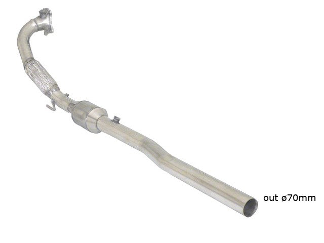 Scarico Sportivo Downpipe 200 celle Ragazzon inox per VOLKSWAGEN GOLF MK6 GTI ( 2009 >> 2012 )