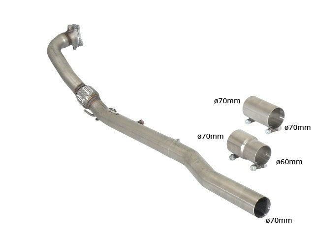 Scarico Sportivo Downpipe skat Ragazzon per AUDI S3 8P ( 2007 >> 2012 )